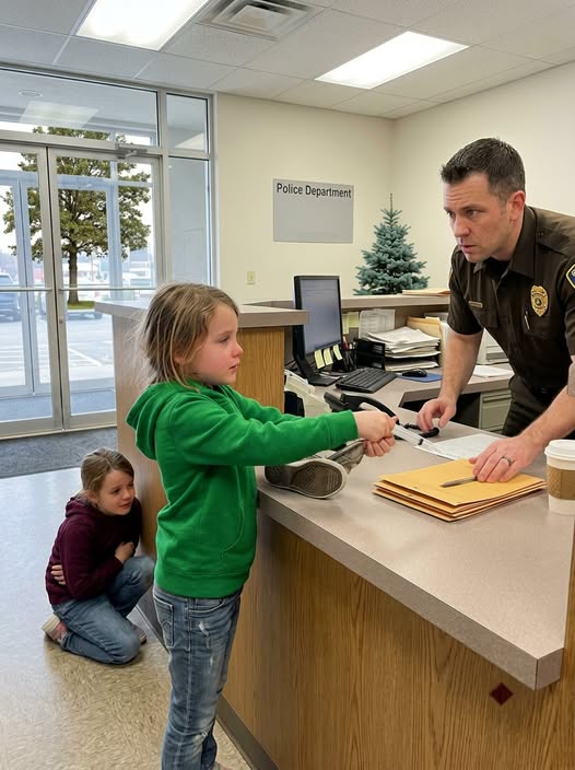 7-Year-Old Girl Walked Into a Police Station With a Hidden Syringe — Then the Officer Saw Her Father’s Name
