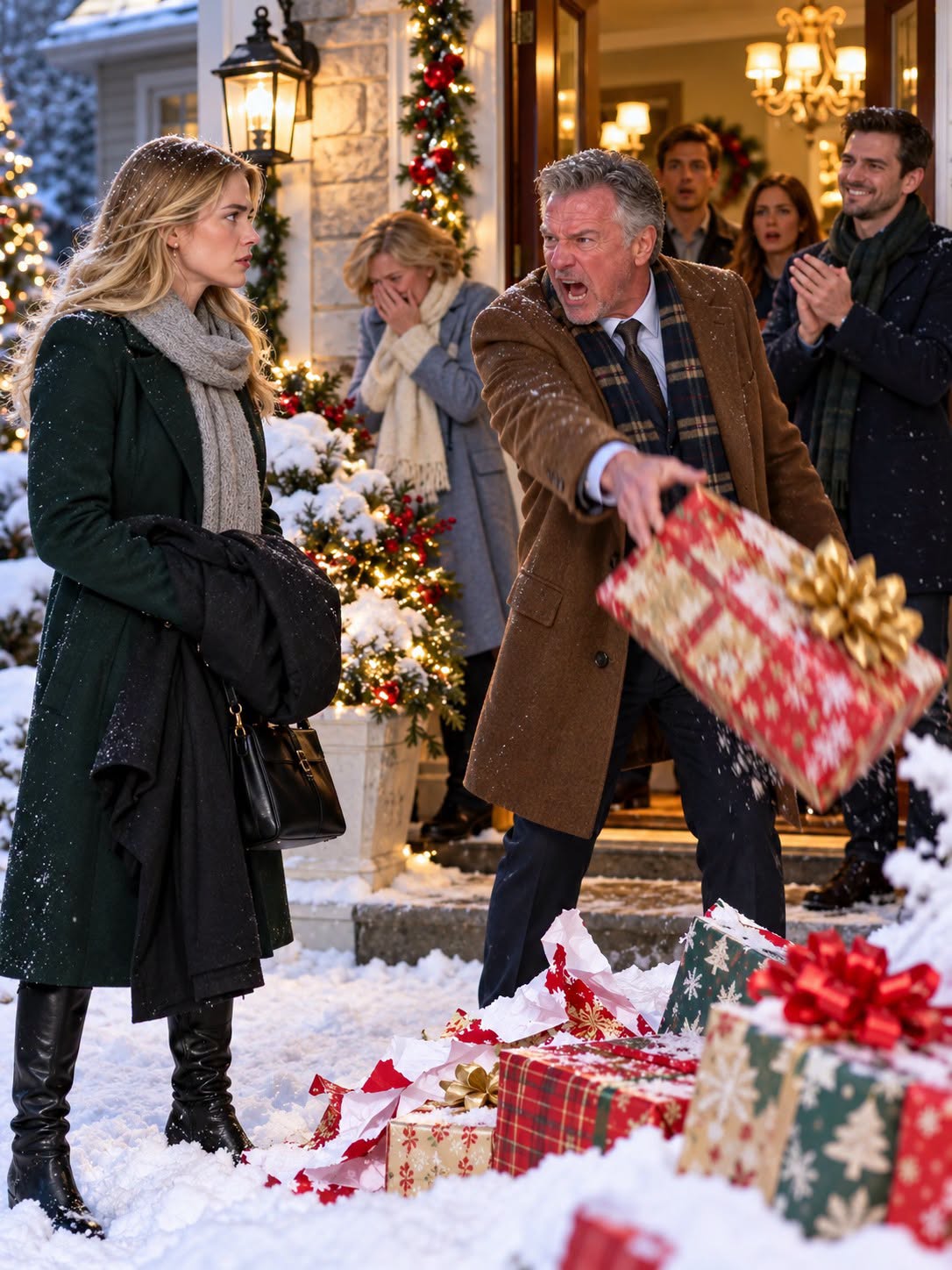 I had sent my parents $3,500 every month for eight years, yet Dad called me an ungrateful guest and threw my gifts into the snow