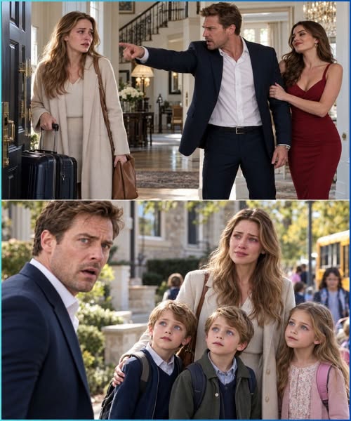 He believed his mistress and threw his wife away, then seven years later three children looked at him with his own eyes