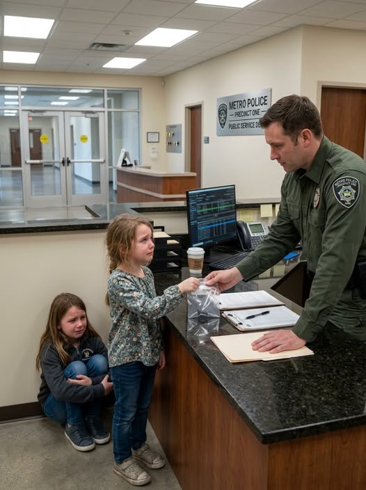 7-Year-Old Girl Brings a Hidden Syringe to Police—Then Her Father’s Name Appears on the Prescription