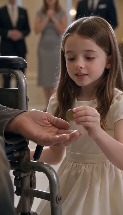 A five-year-old gave me her last coins in my own hotel—then the manager tried to throw me out without knowing who I was
