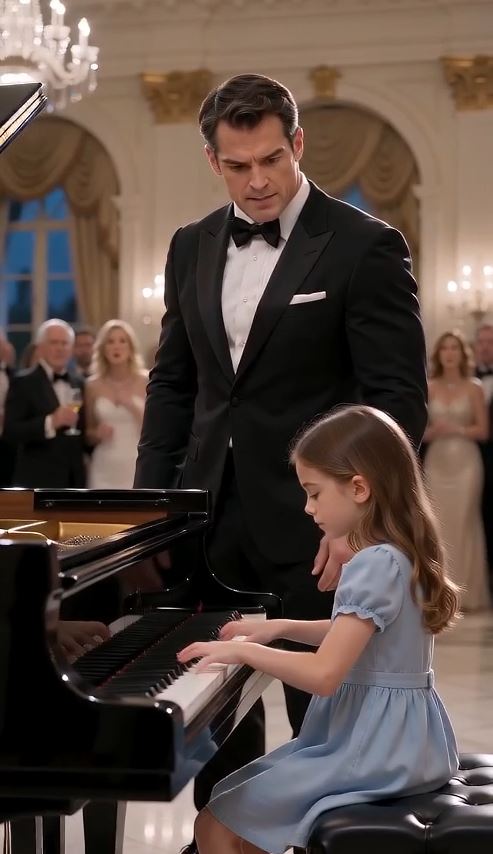 My nine-year-old daughter played the symphony my dead husband wrote—then the billionaire who claimed it as his own tried to stop her