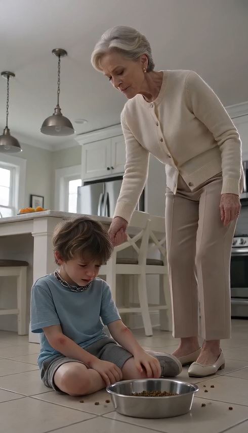 My mother-in-law chained my four-year-old beside a dog-food tray—then she told me I had no idea what happened when I was gone