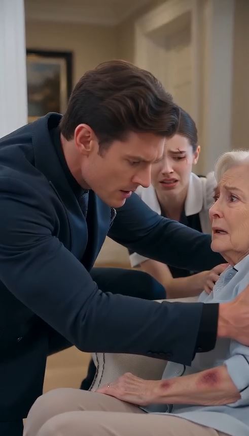 My Wife Raised a Mop to Hit My 78-Year-Old Mother—Then the Maid Told Me to Check the Blue Sewing Box and My Hidden Cameras