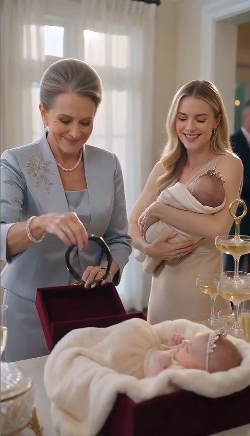 She Called My Five-Week-Old Baby a Dog—Then One Hidden Velvet Box Made My Husband Go Pale.