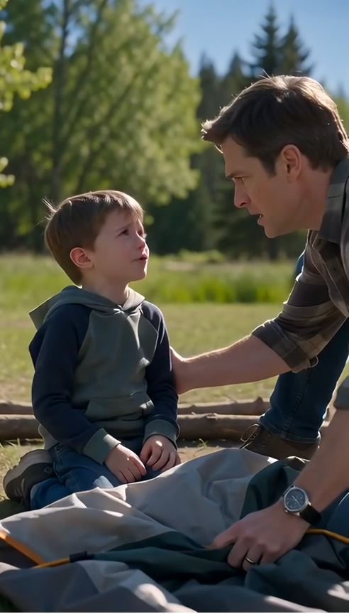 My Mother Collapsed My Five-Year-Old Son’s Tent and Called Him “Not Blood”—Then a Note From My Late Wife Made My Brother Turn Pale
