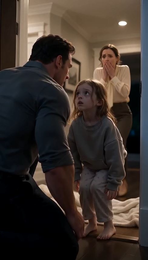 My 3-Year-Old Daughter Was Sneaking Four Sandwiches Into the Wall Every Night—Then a Terrified 6-Year-Old Crawled Out, Called Me “Daddy,” and My Wife Went Completely White