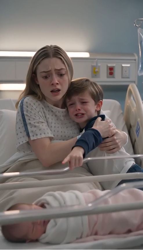 My Husband Slapped Our Six-Year-Old for Saying He Switched the Babies—Then the Nurse Scanned the Newborn’s Band and Everything Turned Red