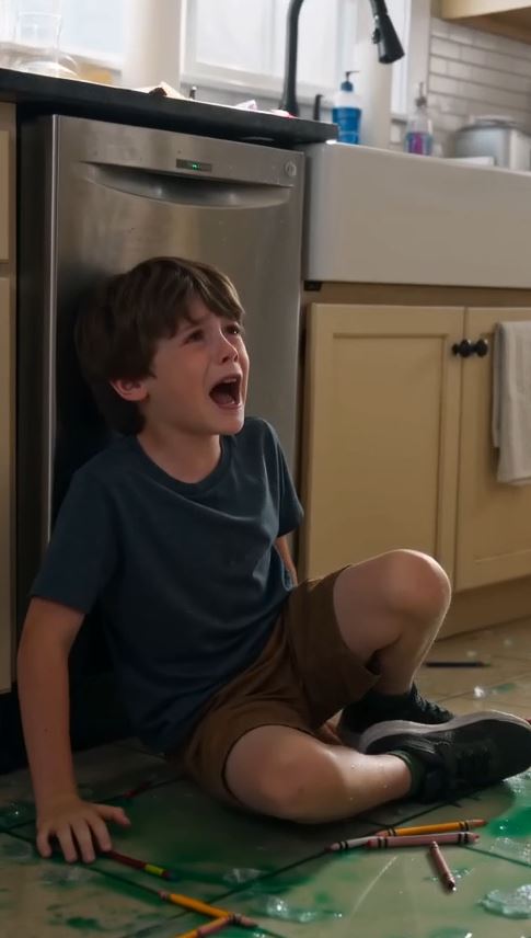 My Mother’s Boyfriend Beat My Nine-Year-Old Brother With a Belt—Then a Stranger Called Our Kitchen Phone and Said, “Stay Away From the Kids”