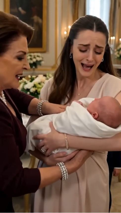 My mother was about to give away one of my newborn triplets—when the hospital bracelet revealed the truth about the baby.