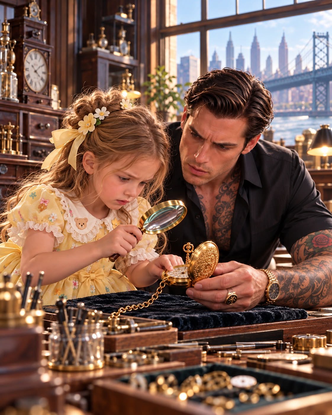A Seven-Year-Old Girl Examined My Dead Father’s Pocket Watch—Then She Said, “Someone Hid Something Inside.”