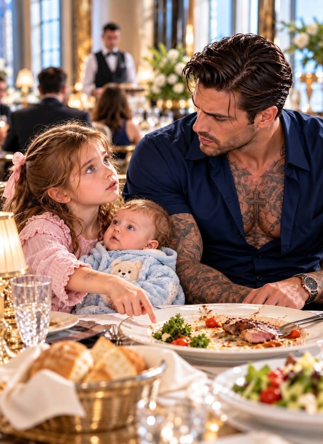 She Only Wanted My Leftover Dinner for Her Baby Brother—Then One Black Sedan Exposed a Betrayal Inside My Organization.