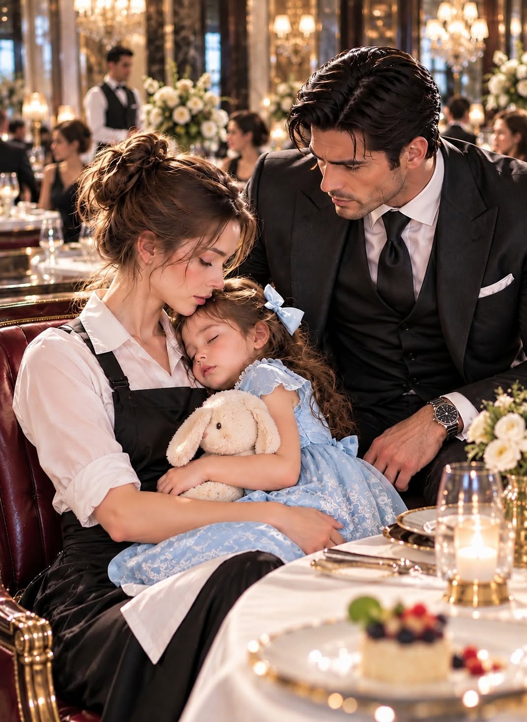 My Daughter Hadn’t Slept Since Her Mother Disappeared—Then She Fell Asleep in a Waitress’s Arms