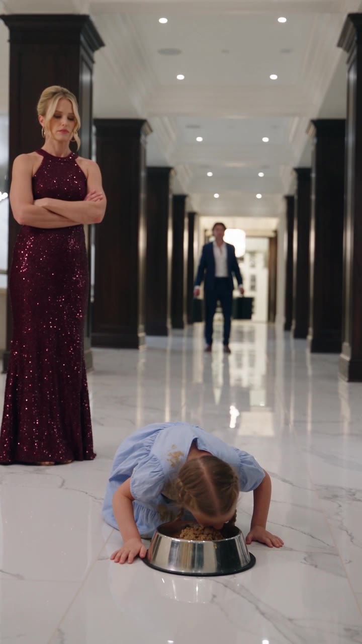 I Came Home Early and Found My Six-Year-Old Daughter Eating From the Dog’s Bowl—Then a Hidden Photo Revealed My Wife Had Help.