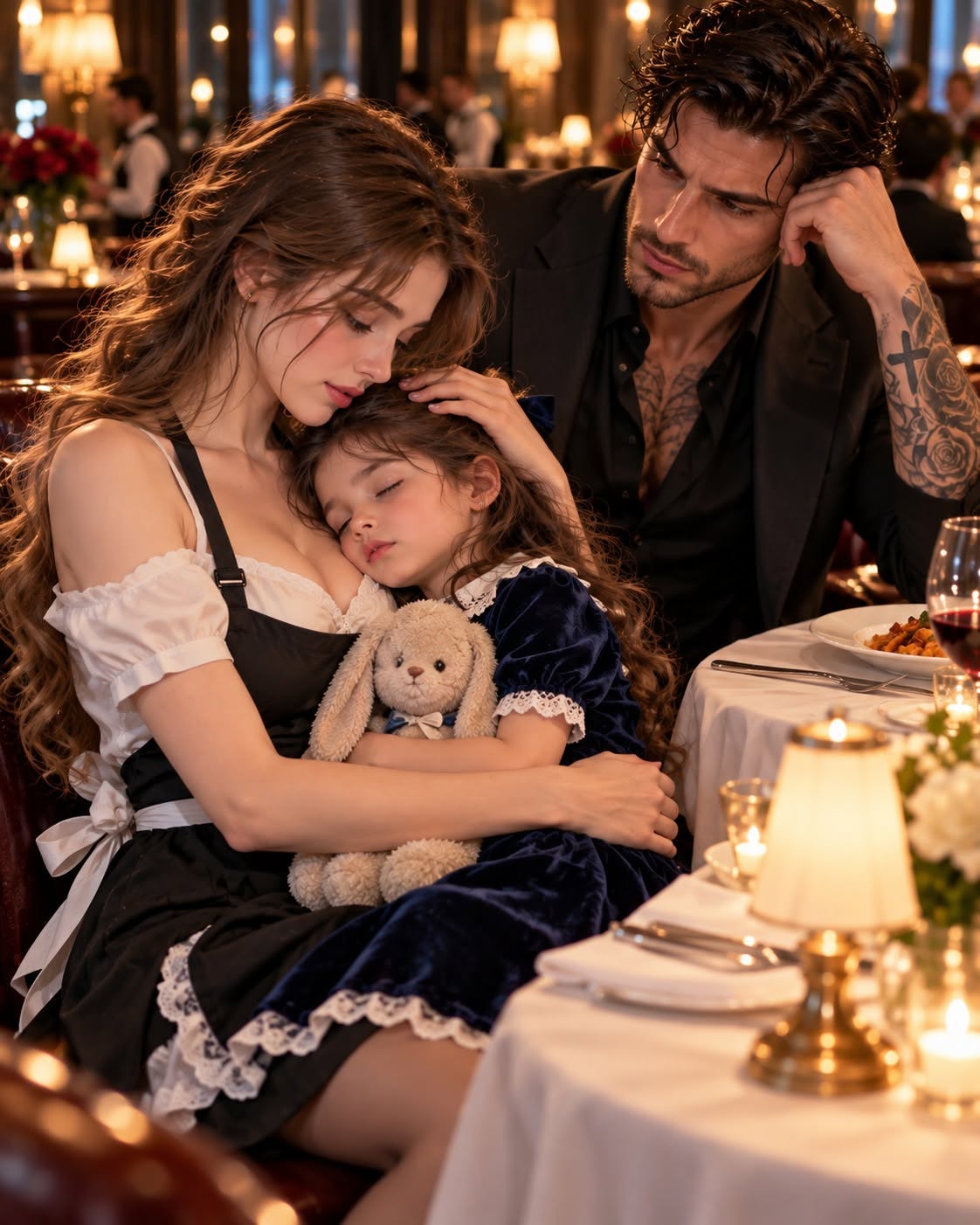 A Waitress Made My Silent Daughter Say Her First Word in Three Days—Then One Sentence Connected Her to My Missing Wife.