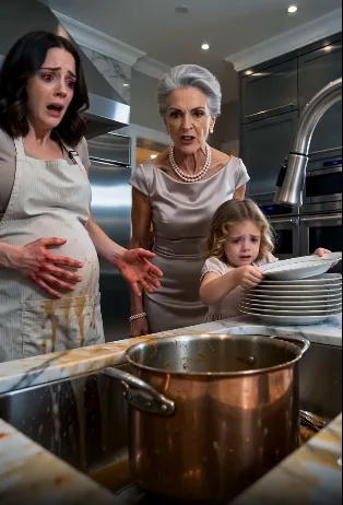 My Pregnant Wife Was Forced to Wash Dishes Until Her Hands Bled—Then My Daughter Finally Told Me Why.
