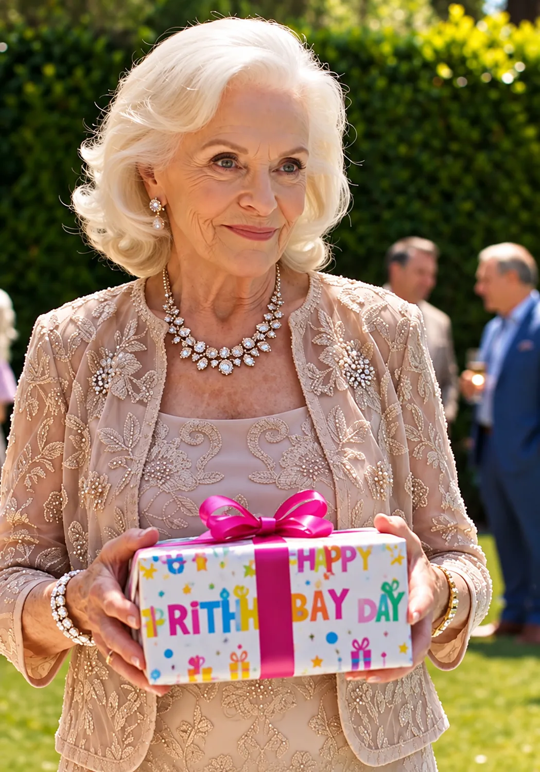 Theo stood beside the estate pool holding a birthday present his father had made for him by hand.