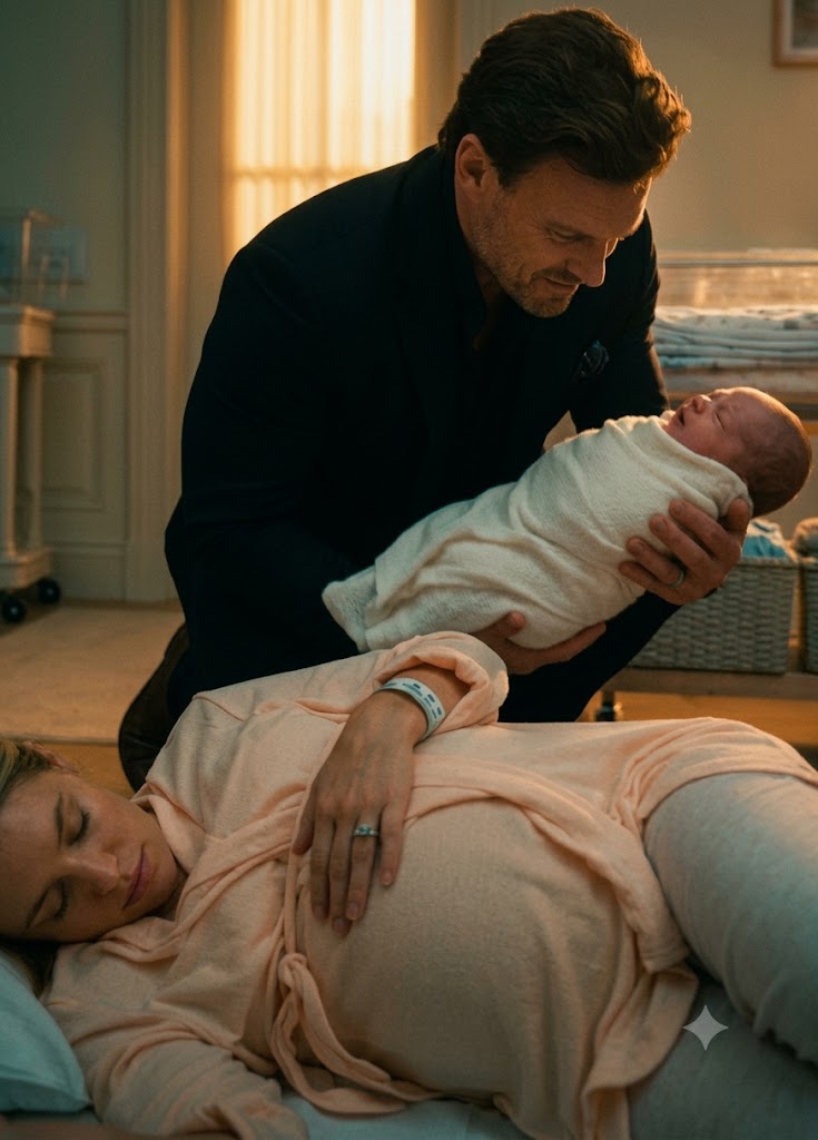 Six days after a difficult emergency delivery, Clara Carter was found unconscious beside her newborn son’s bassinet while her mother-in-law calmly sat nearby eating dinner.