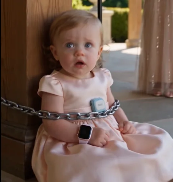 Three-year-old Ava was found chained around the waist to a porch pillar while her cardiac monitor screamed beside her.