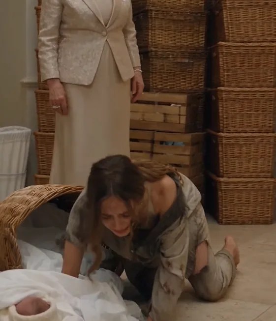 Helena Ricci shoved an overloaded laundry basket into Marina’s arms.