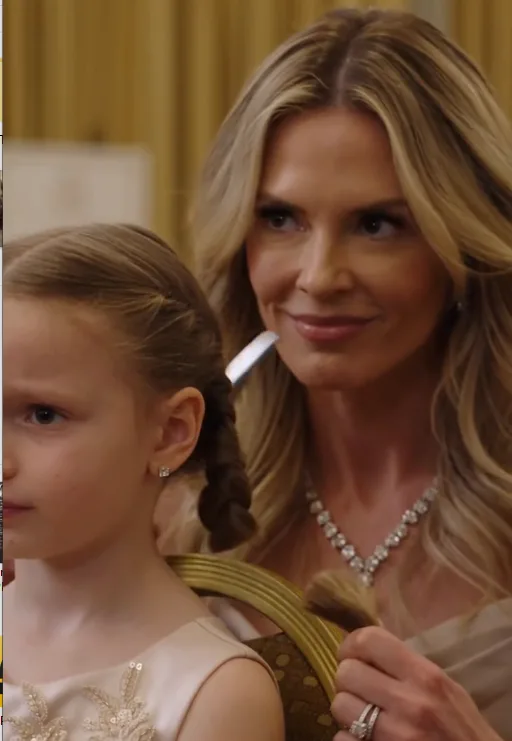 Bianca Caradonna seized four-year-old Emma and held her against a chair in the middle of her birthday gala.
