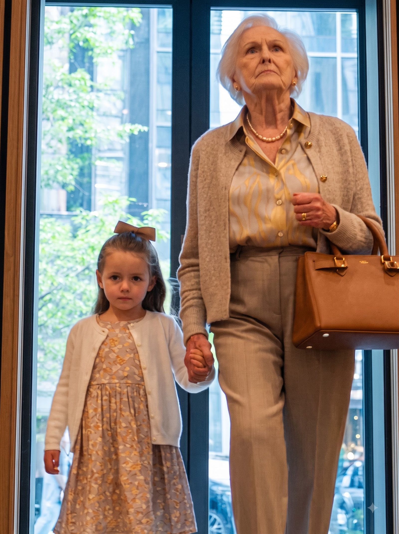 Dominic’s mother arrived at the private perfume launch holding three-year-old Ava’s hand when Valeria immediately seized her handbag and violently shoved the elderly woman backward.