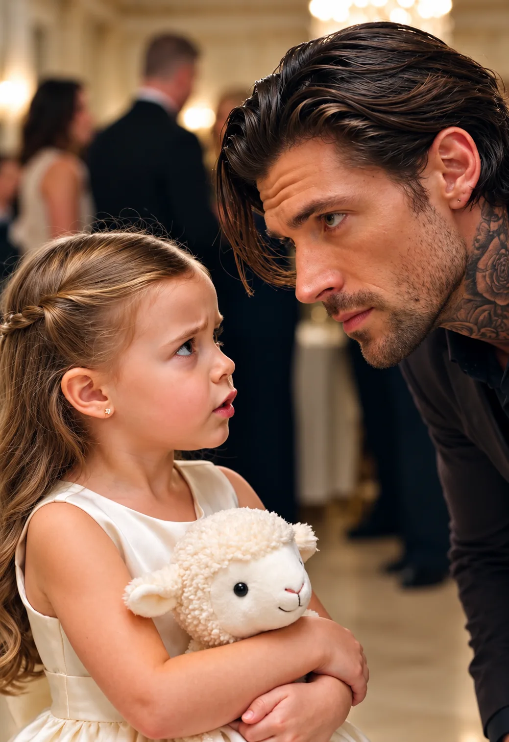 Amara interrupted Alessandro’s engagement party with a warning.