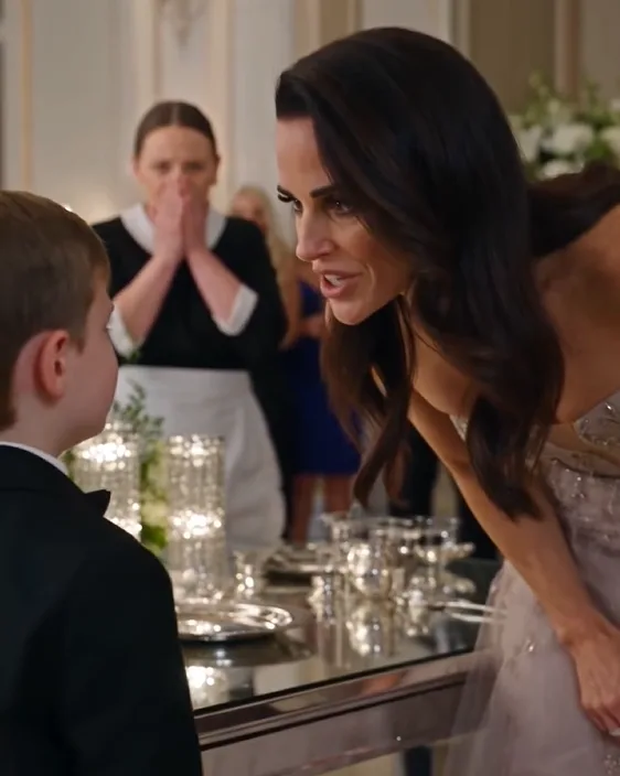 Victoria Hayes reached down in the middle of Rocco Caruso’s engagement reception and yanked the hearing aid from three-year-old Noah’s ear.