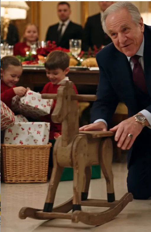 At a private Caradonna Christmas dinner, three-year-old Josephine was humiliated in front of the family when Robert Hale gave her a battered rocking reindeer supposedly pulled from the trash while the other children received expensive gifts.