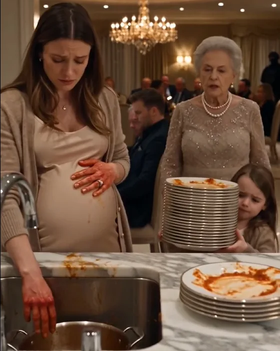 Maren Vassallo stood over the overflowing kitchen sink with one hand supporting her seven-month pregnant belly.