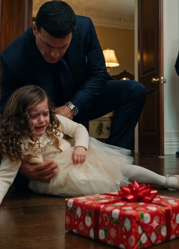 Vitale Christmas dinner, five-year-old Mia proudly brought a handmade gift she had prepared for her father.