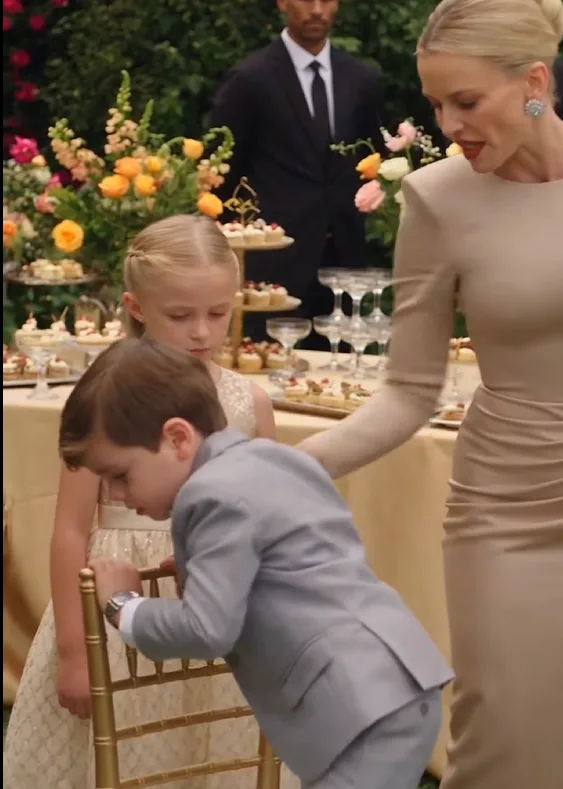 Victoria Hale took three-year-old Noah’s chair away from the children’s table and gave it to her daughter, Sophie.