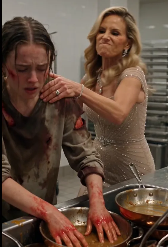 Sofia Montoro was washing grease-covered pans in torn, filthy clothes at her own family’s birthday gala when Delia slammed another pan into the sink and slapped her for slowing down.