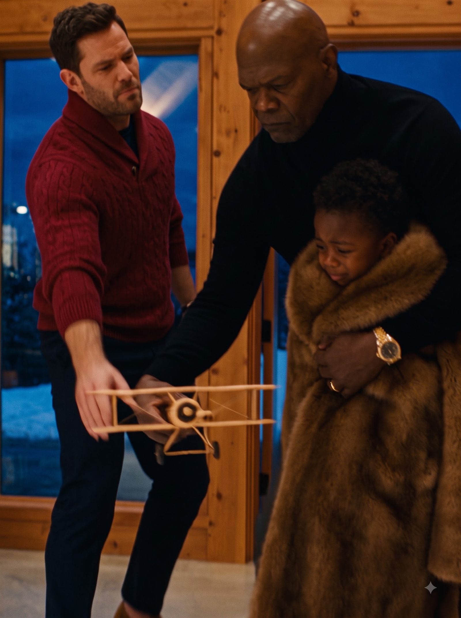 Victoria coldly shoved three-year-old Jamal, barefoot and shivering, out onto the snowy terrace