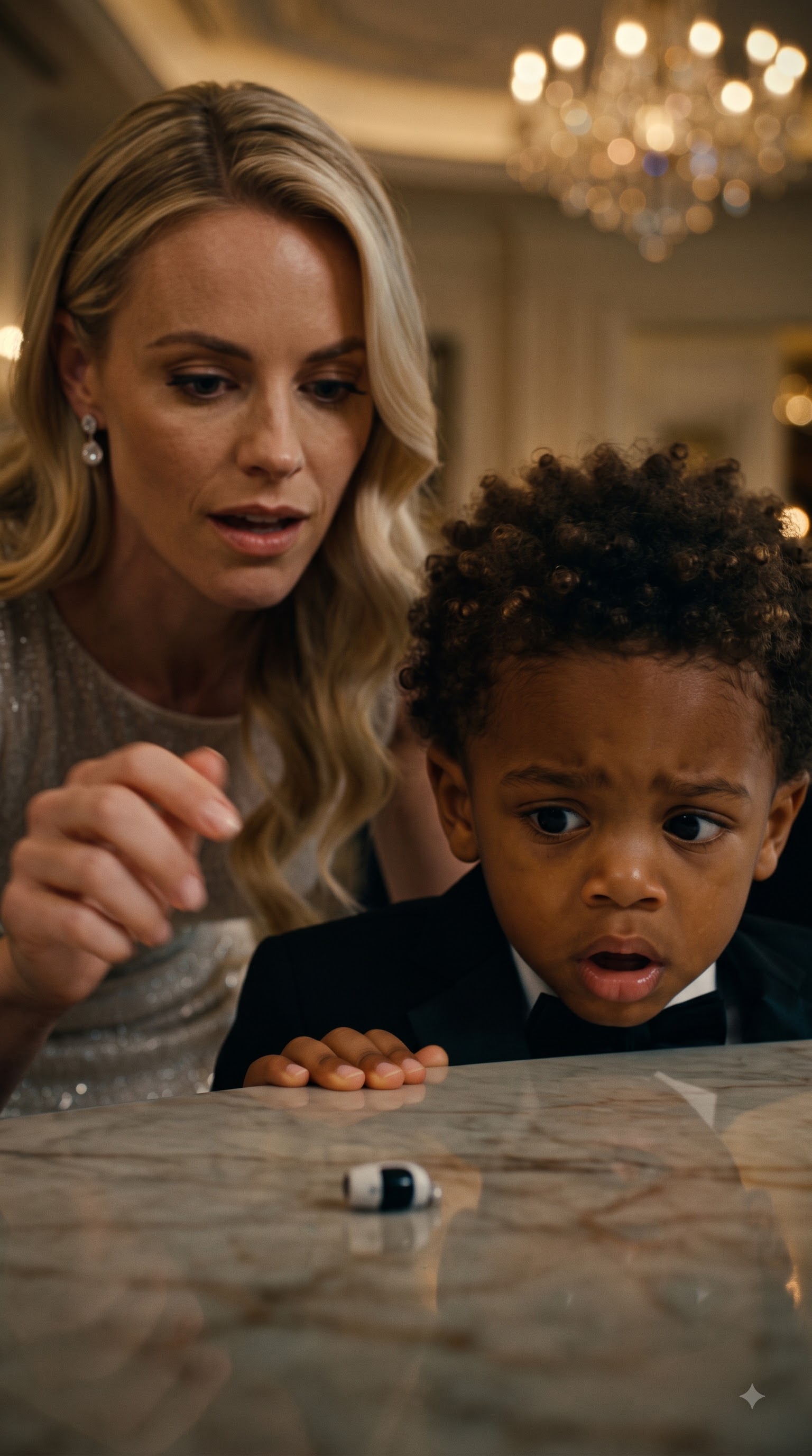 Evelyn Frost violently yanked the small hearing aid directly out of three-year-old Malik’s ear
