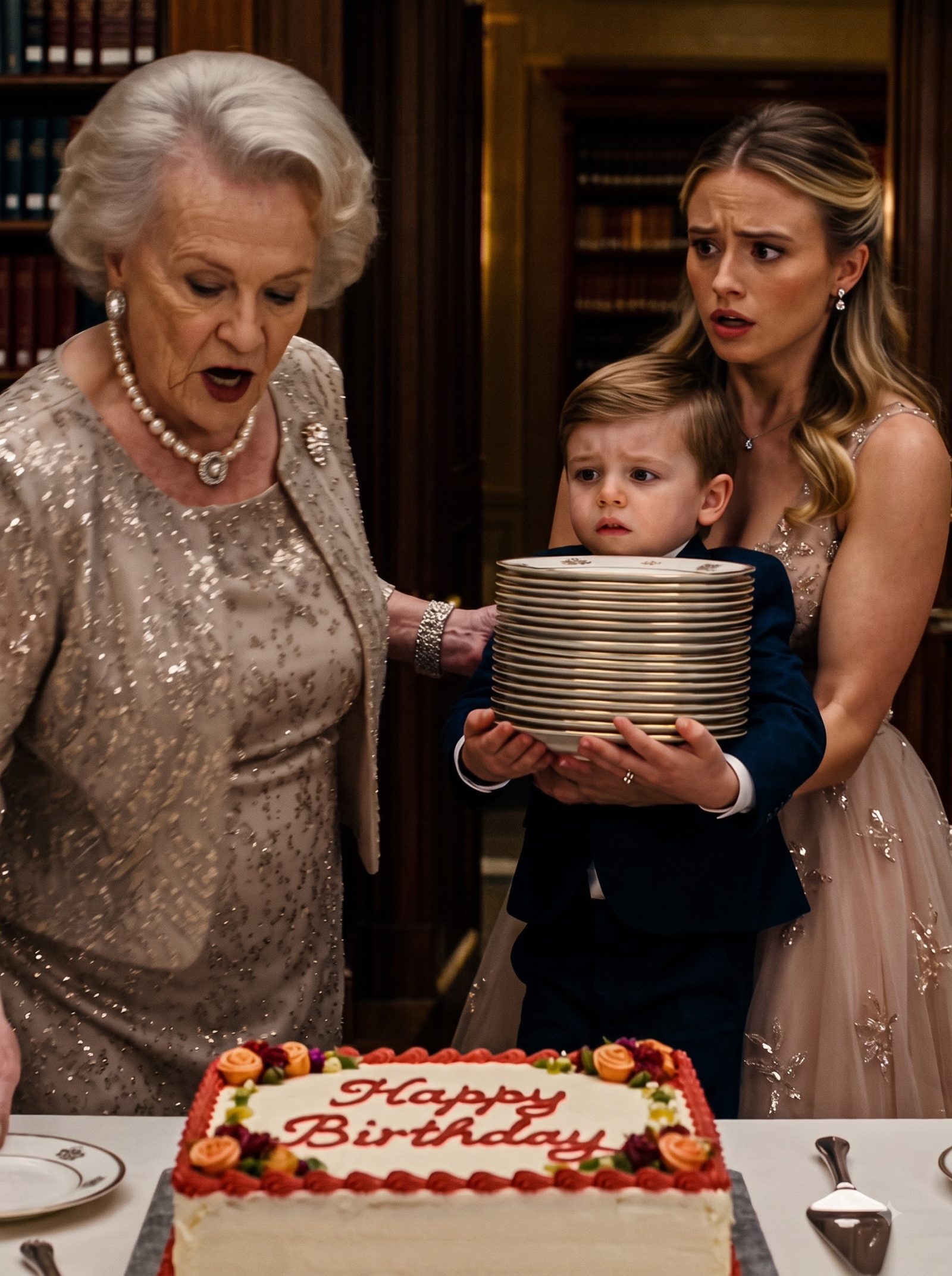 Dorothea declared that birthday or not, she still had to serve the family.