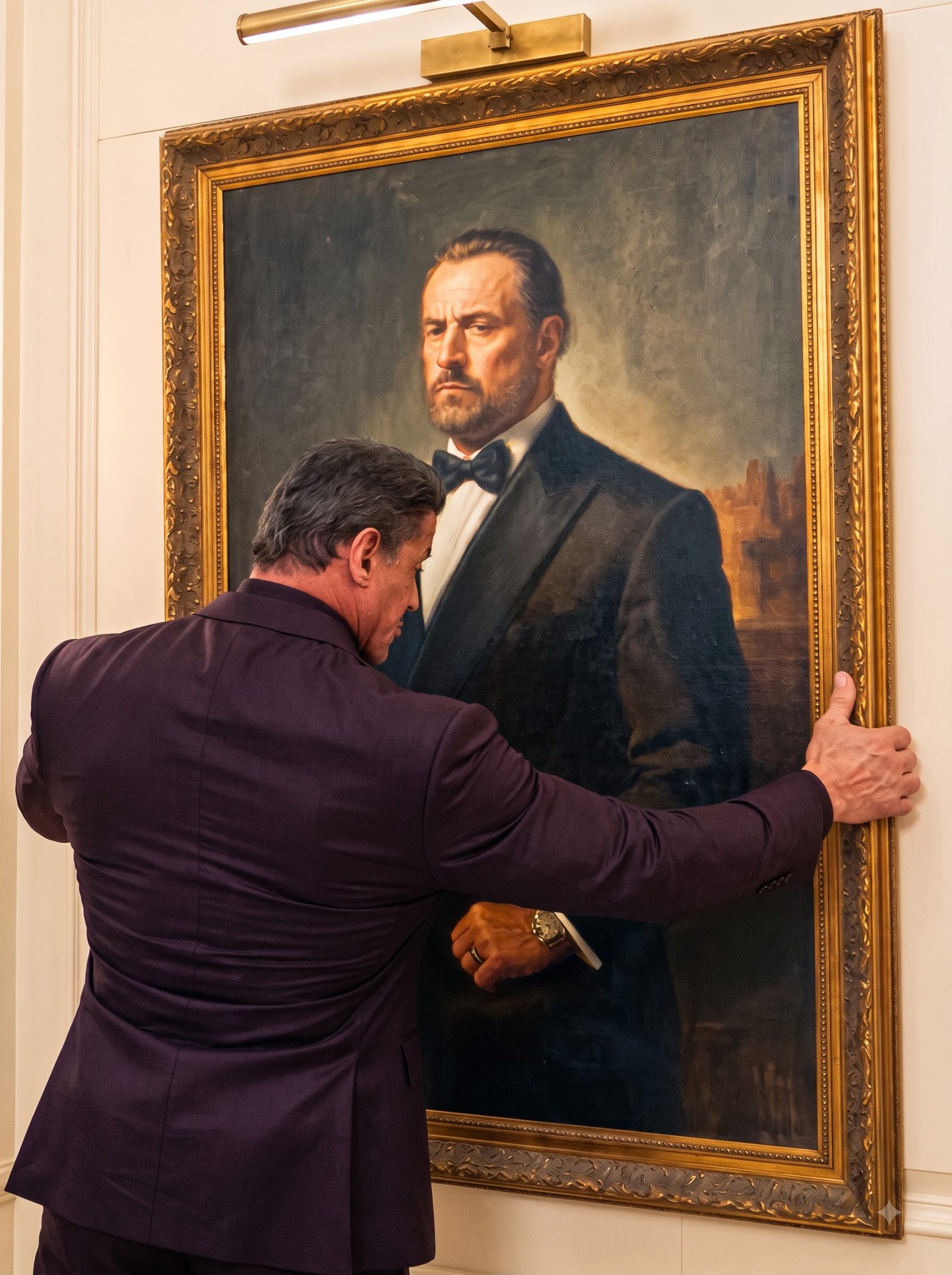 At a private Bellandi family welcome party, Lorenzo heard muffled crying behind a massive oil portrait and tore open the concealed wall panel behind it.