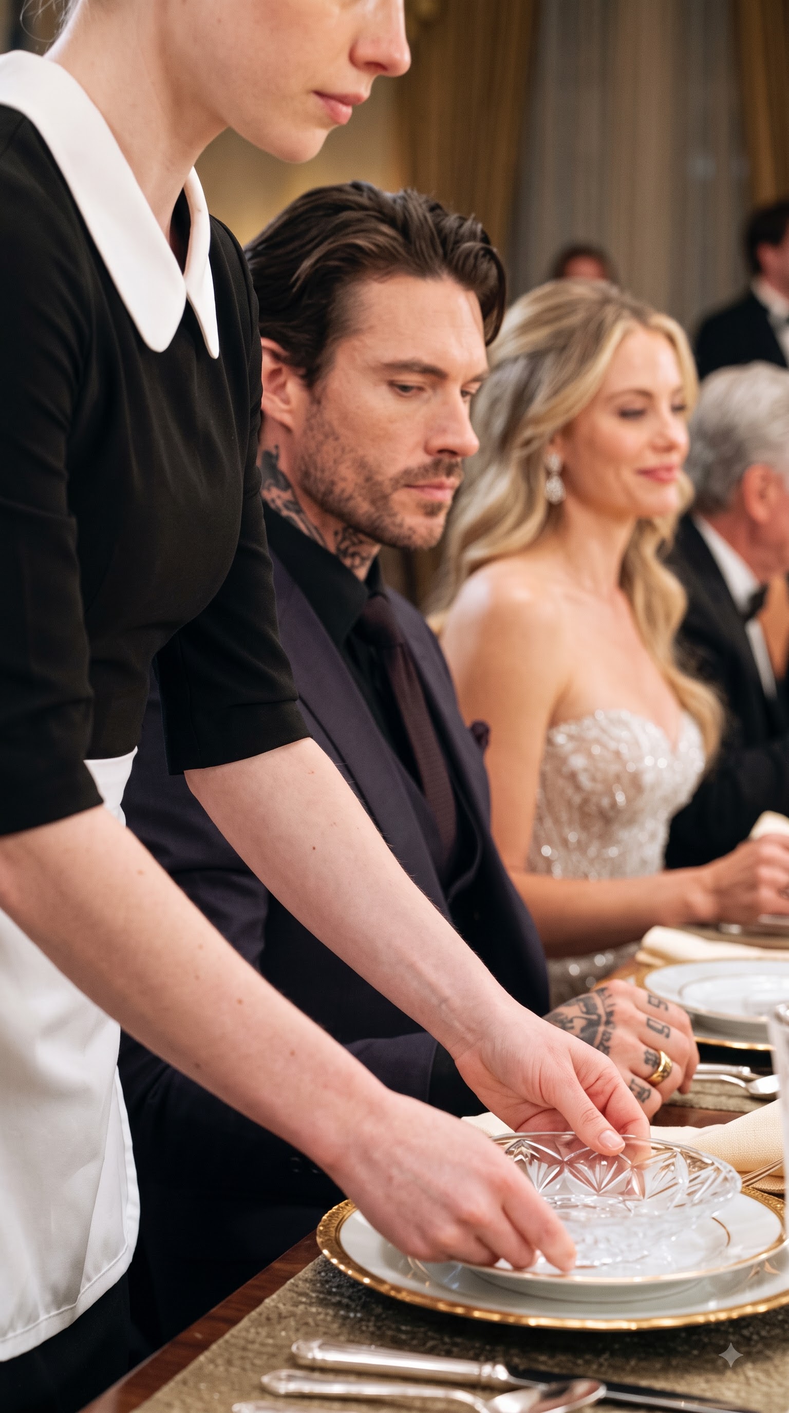Hazel quietly placed dessert at the empty chair normally occupied by Julian’s mother.