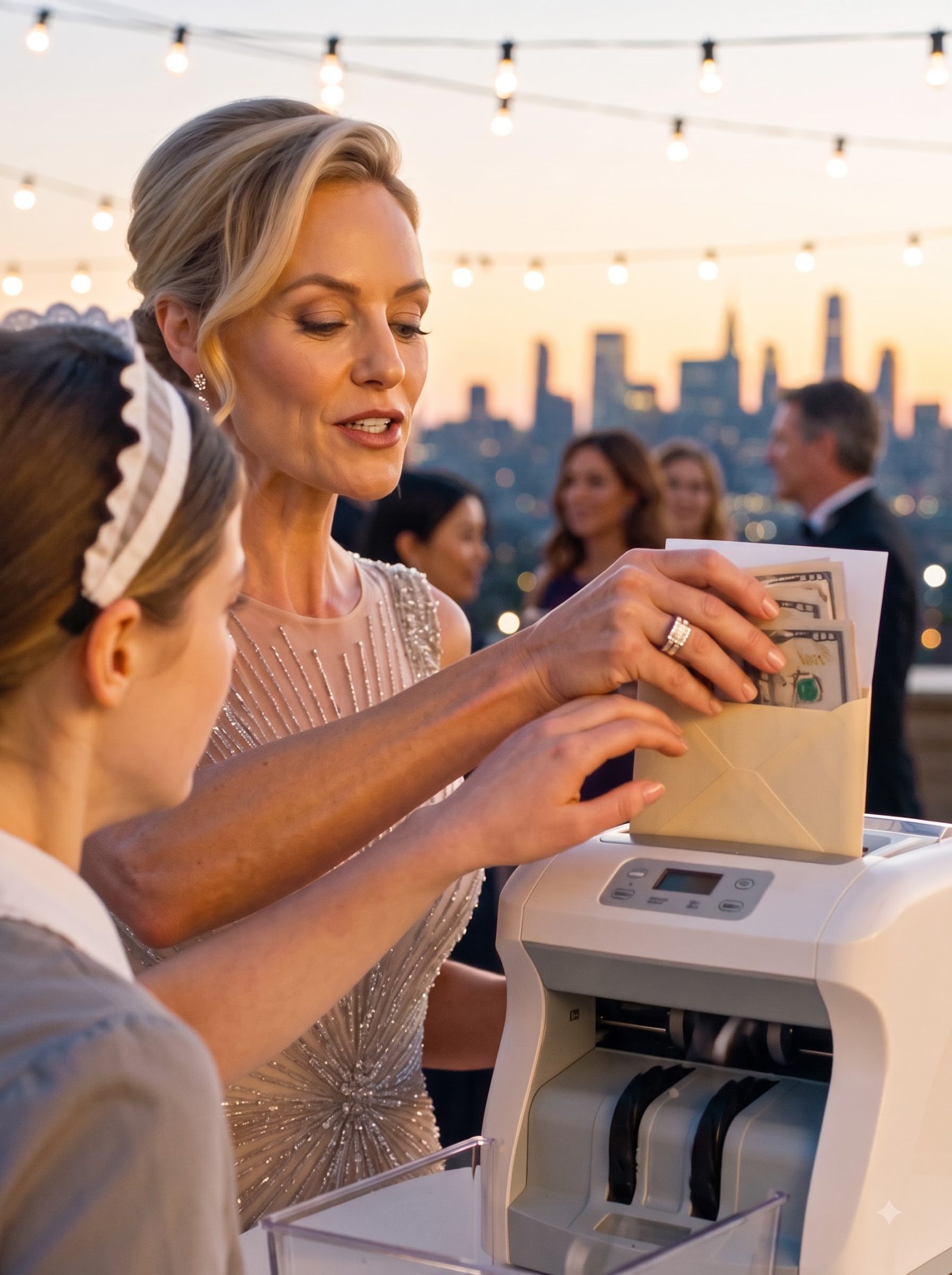 Ottavia fed the last of housemaid Eulalie’s savings into an electric shredder and watched three months of wages fall into the transparent bin as useless strips.