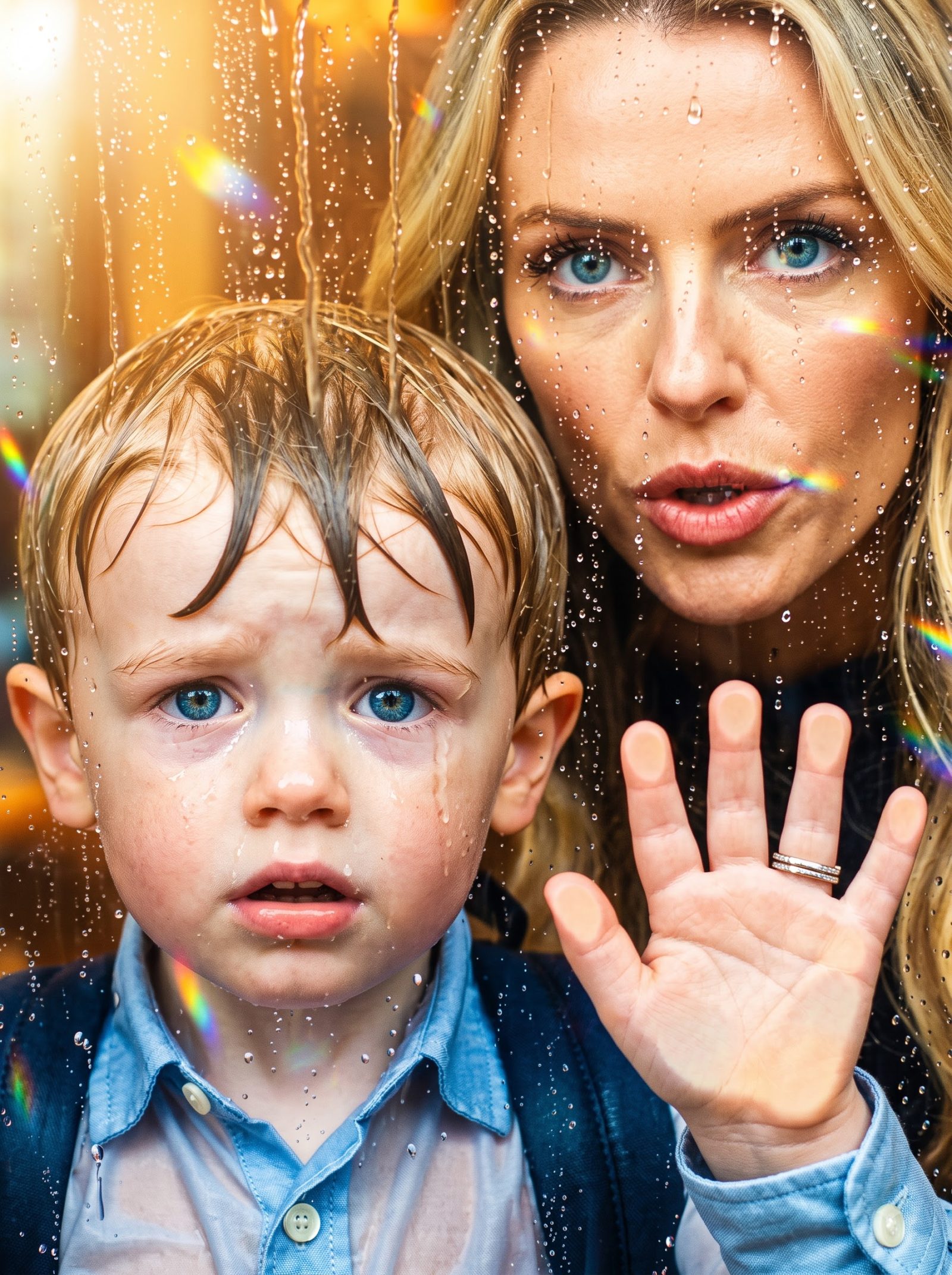 During a storm at the Ashford lakeside villa, Bianca threw three-year-old Toby’s shoes into a puddle and sent the little boy outside while Graham closed the glass door behind him.