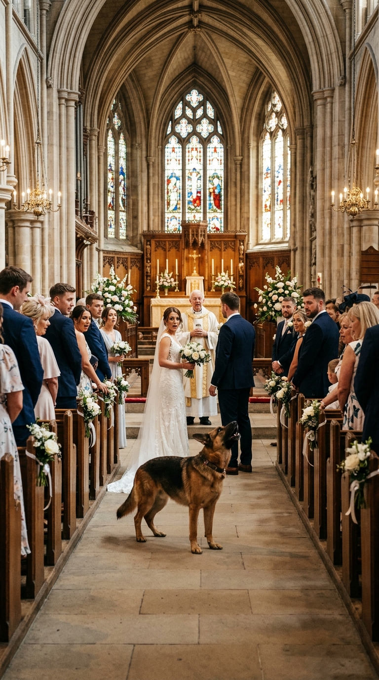The Police Dog Stopped the Wedding—What It Found on the Groom Will Terrify You