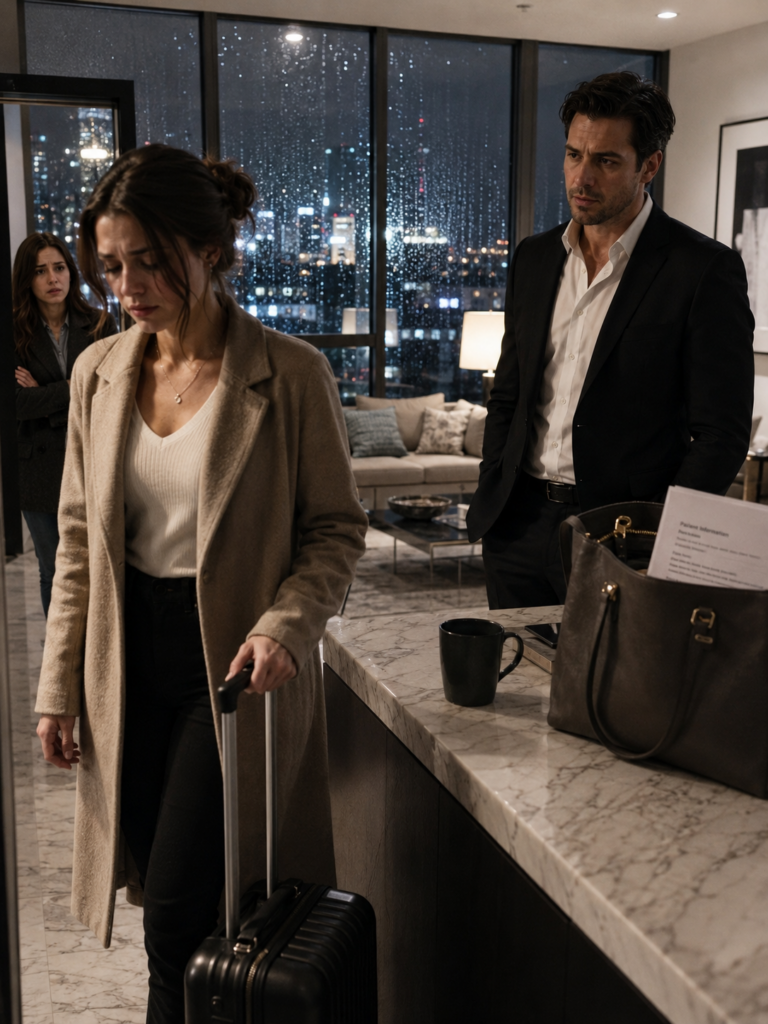 The Billionaire Looked at the Woman He’d Loved for Three Years and Said, “I Don’t Love You, Evelyn. Leave.” — She Walked Out Into the Rain Without a Word, Carrying a Secret She Refused to Tell Him, But Six Days Later, One Hidden Discovery Beneath His Bathroom Sink Left Him Terrified of What He Had Just Lost