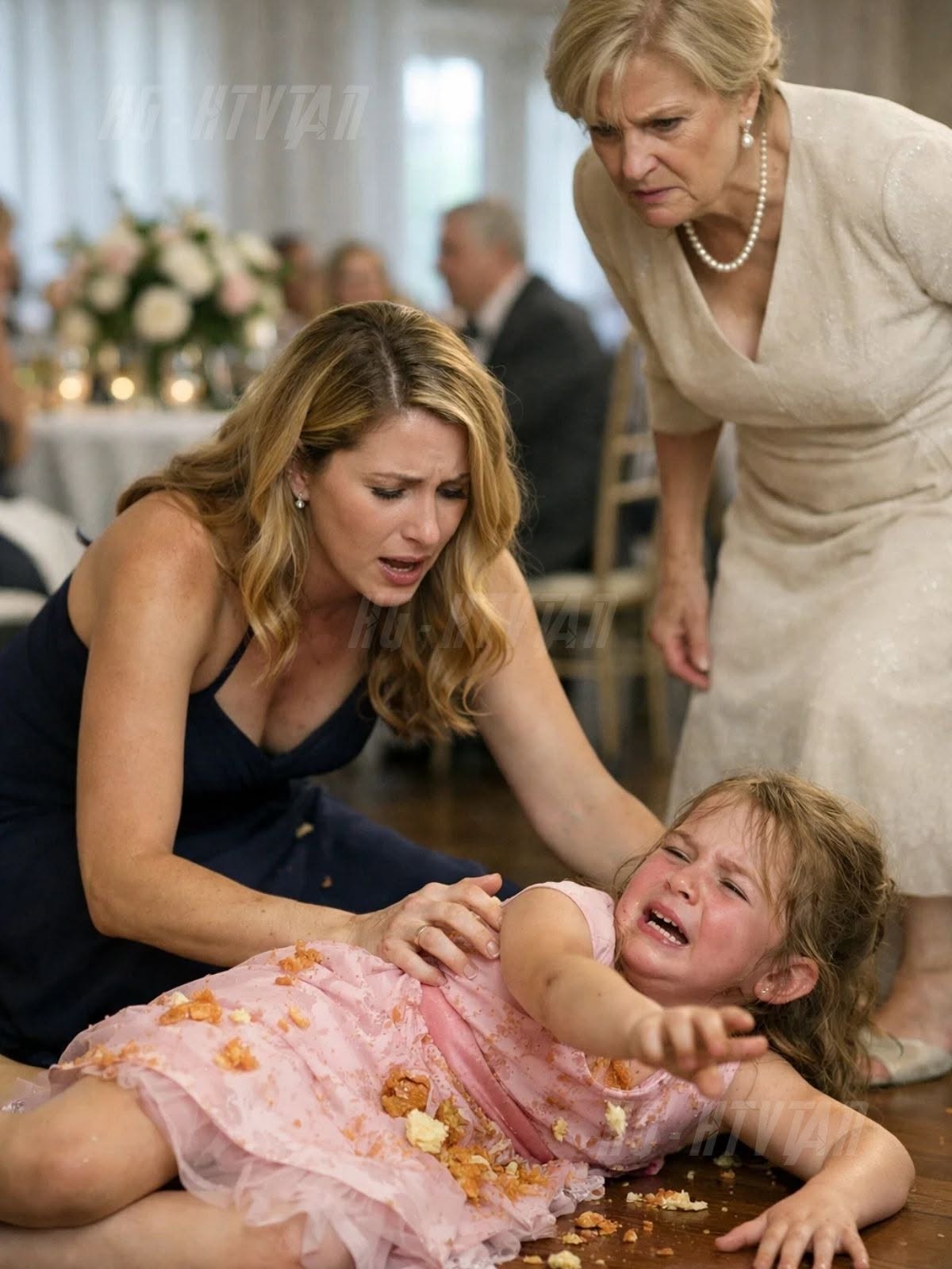 My Mother-in-Law Called My 8-Year-Old Daughter ‘Trash,’ Threw Food on Her at a Wedding, and My Husband Slapped Me for Defending Her—Then One Phone Call Destroyed Their Perfect Family Forever
