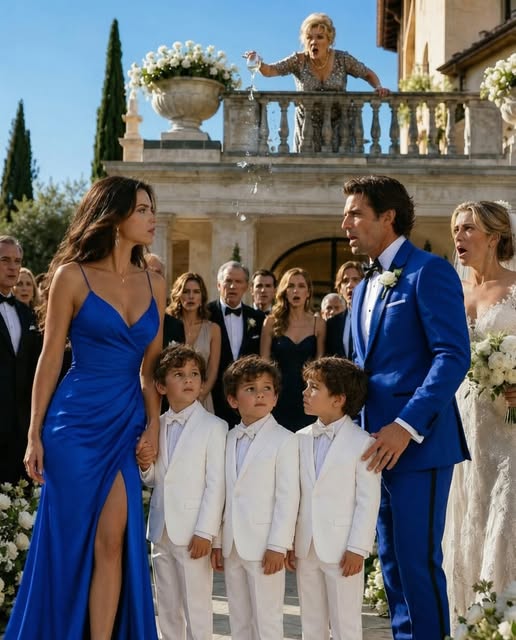 I Took My 3-Year-Old Triplets to My Millionaire Ex-Husband’s Wedding — His Family’s Reaction Was Horrifying