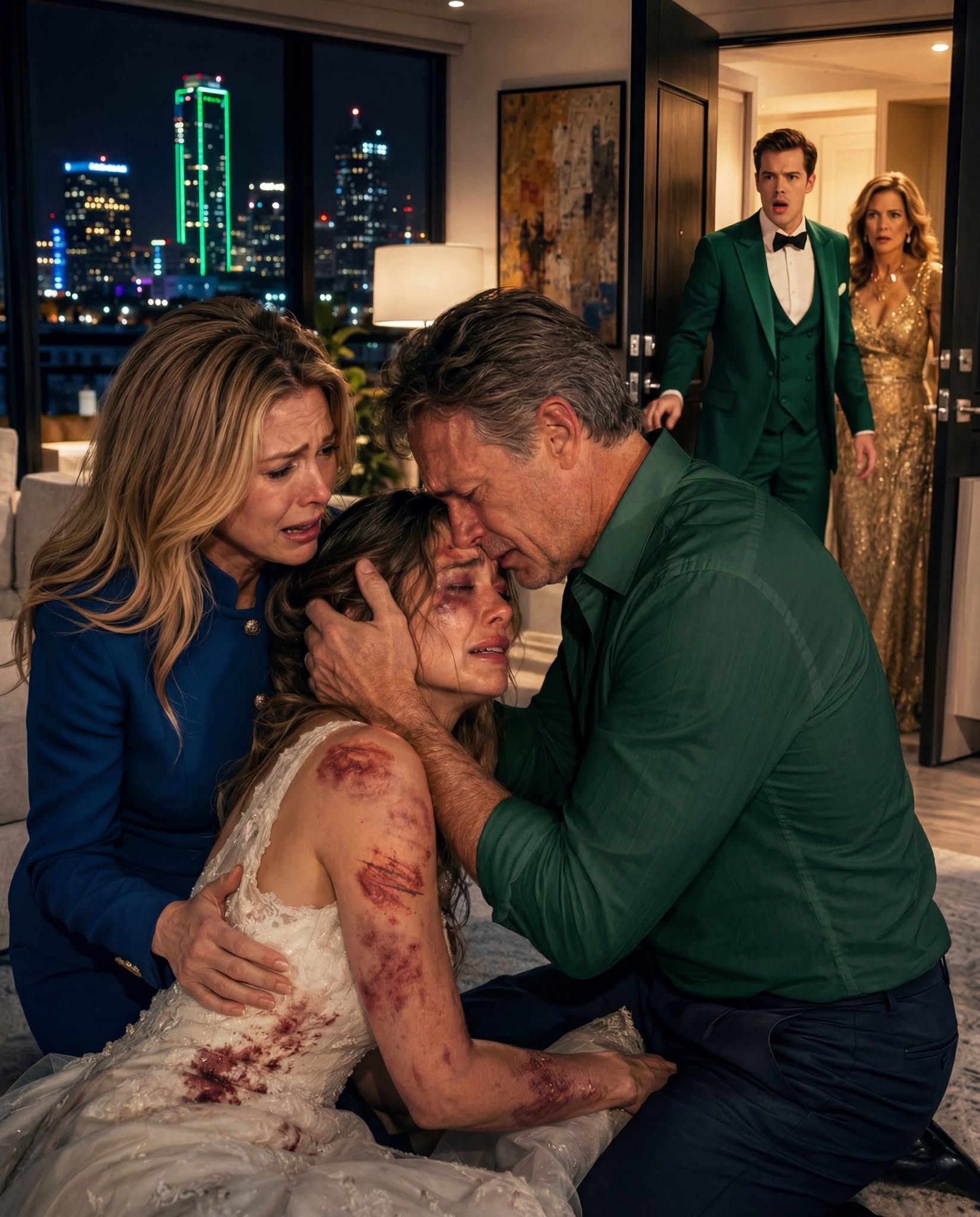 "My Daughter Came Home Bloody on Her Wedding Night… Because Her Mother-in-Law Beat Her for Refusing to Sign Over Her Condo My daughter knocked on my door at 3:00 in the morning wearing her wedding dress, covered in blood.