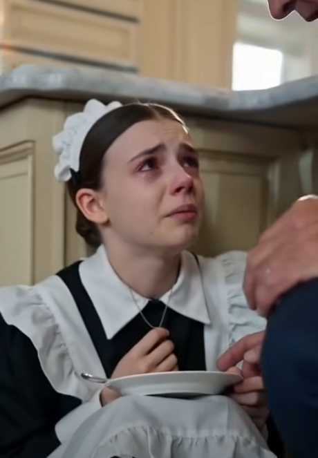 The Maid Was Eating Leftovers On The Kitchen Floor… Then The Owner Asked