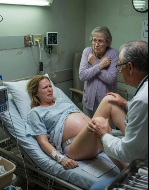 “I Thought The Blinding Pain Was Just A Normal Pregnancy Cramp… But When The ER Doctor Tried To Straighten My Leg And It Snapped Backward, The Blood Drained From My Mother-In-Law’s Face… And A Decades-Old Nightmare Was Finally Exposed.”