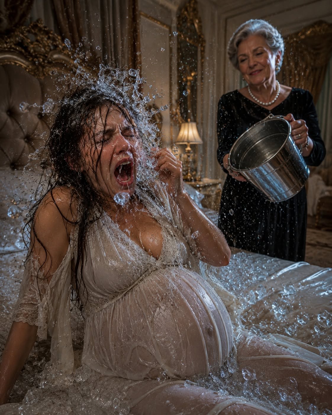 “Let’s see how long you last now.” A pregnant woman wakes in a bed drenched with ice water, only to uncover a terrifying truth—her seemingly perfect mother-in-law is something far darker: a silent predator cloaked in elegance, control, and a home built on quiet manipulation.