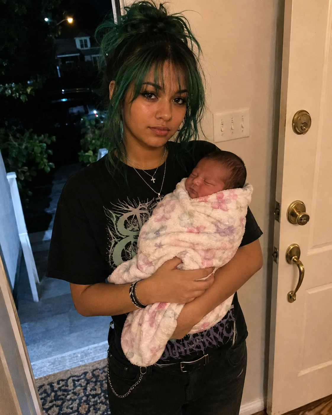 My Husband K!cked Our Daughter Out at 18—A Year Later, She Returned With a Newborn and One Shocking Sentence.