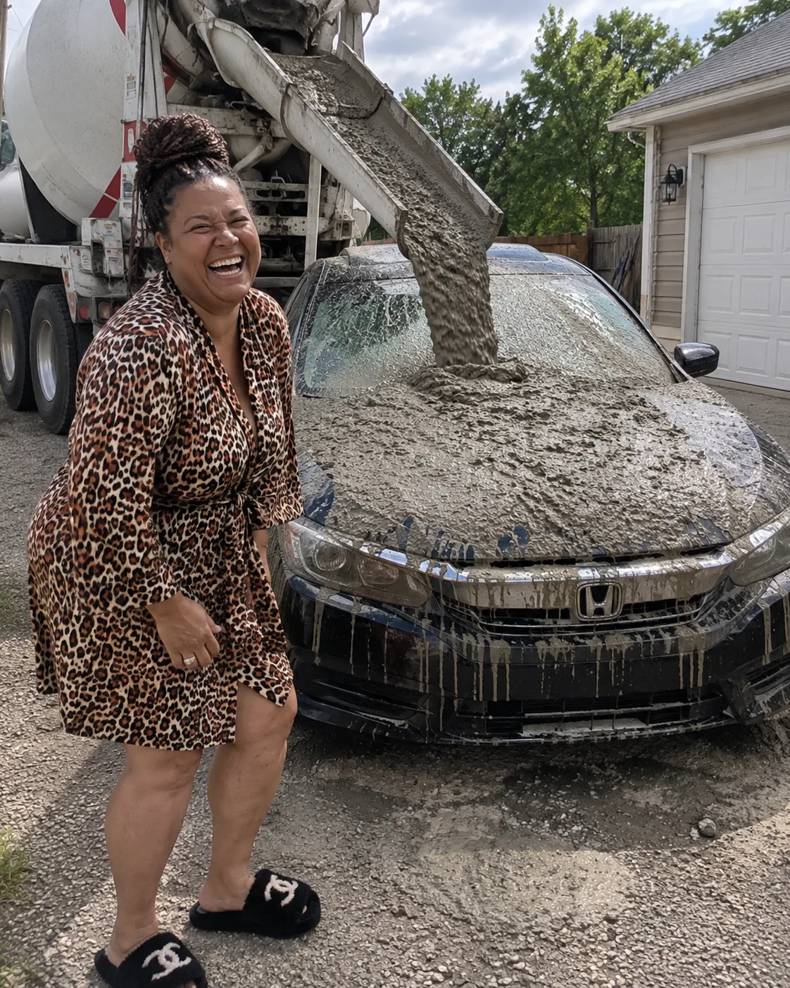My Neighbor Covered My Car in Concrete — Then My 8-Year-Old Daughter Got Even